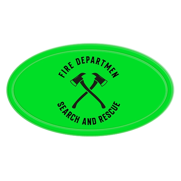 Reflective Oval shaped stickers in assorted colors.... from ASI 54040 Fey Promo / Reflectix® Mi Line by Fey