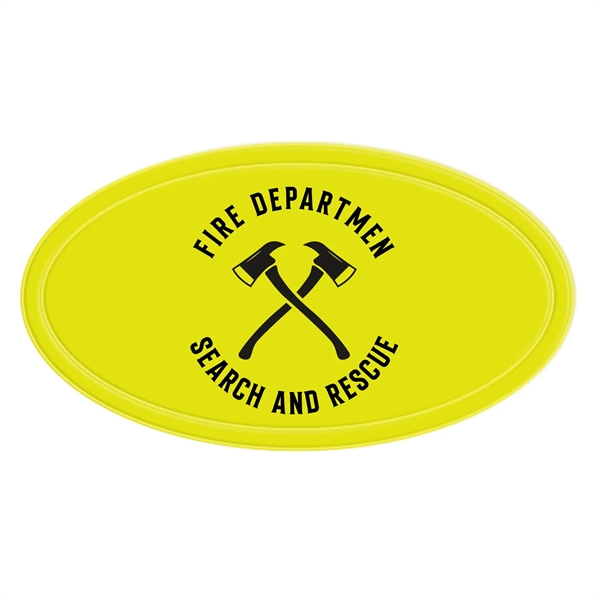 Reflective Oval shaped stickers in assorted colors.... from ASI 54040 Fey Promo / Reflectix® Mi Line by Fey