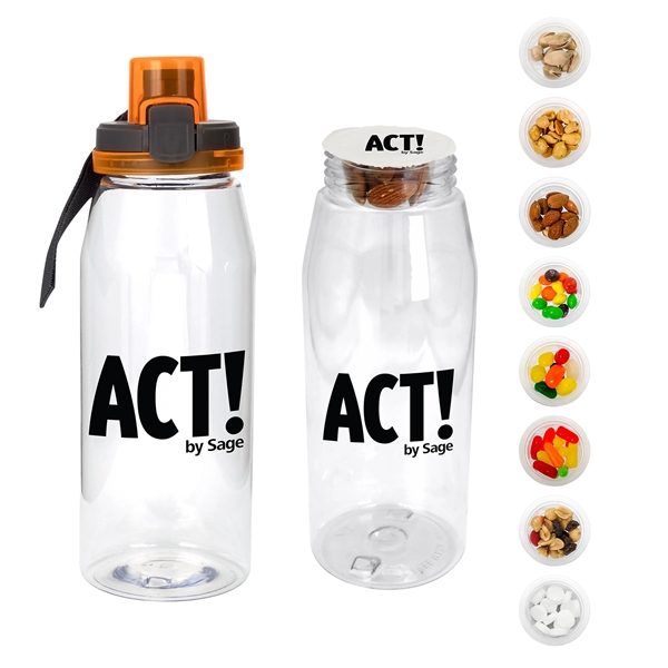 Locking Lid 32 oz. Snack Bottle... from ASI 30208 A P Specialties / AP Specialties