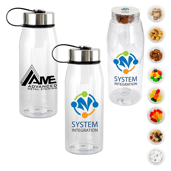 Metal Lanyard Lid 32 oz. Snack Bottle... from ASI 30208 A P Specialties / AP Specialties