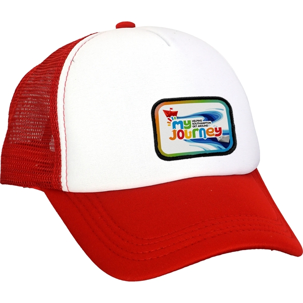 Foam Embroidered Emblem Trucker Hat... from ASI 30208 A P Specialties / AP Specialties