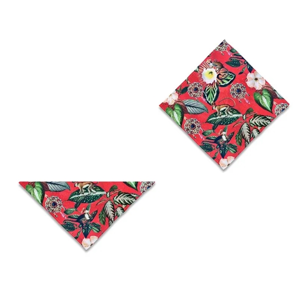Polyester hemmed reusable face bandana plus free full color printing on... from ASI 37218 Athena Promo (tm)