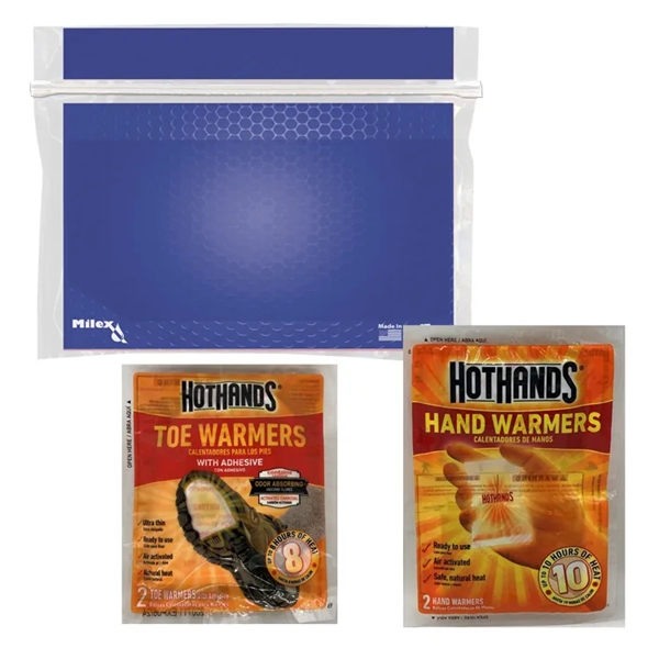 Warmer combo pack with a pair of hand warmers and toe... from ASI 84514 Safety Made