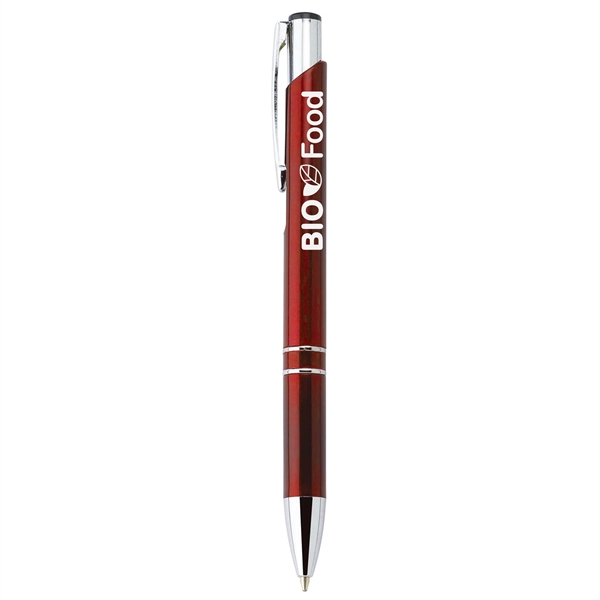 Anodized aluminum push-action pen. NOTE Due to our high standards of... from ASI 88660 Spector & Co.