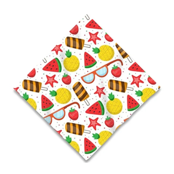 Polyester hemmed reusable face bandana plus free full color printing on... from ASI 37218 Athena Promo (tm)