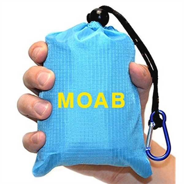 Mini Waterproof Polyester Blanket With One Color Imprint -60" x 55"... from ASI 62635 Inno-Vative Solutions Grp LTD