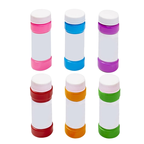 2 ounce bottle of bubbles with digitally printed label.... from ASI 63549 Jornik Manufacturing Corp / Jornik