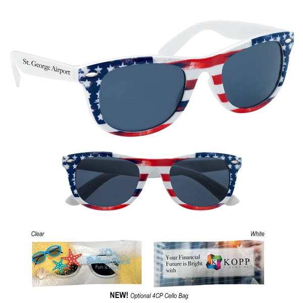 Patriotic Malibu Sunglasses... from ASI 61125 Hit Promotional Products / Hit®