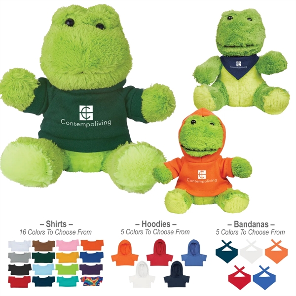 These Cute, Cuddly 6" Plush Frog are a Great Way to... from ASI 61125 Hit Promotional Products / Hit®