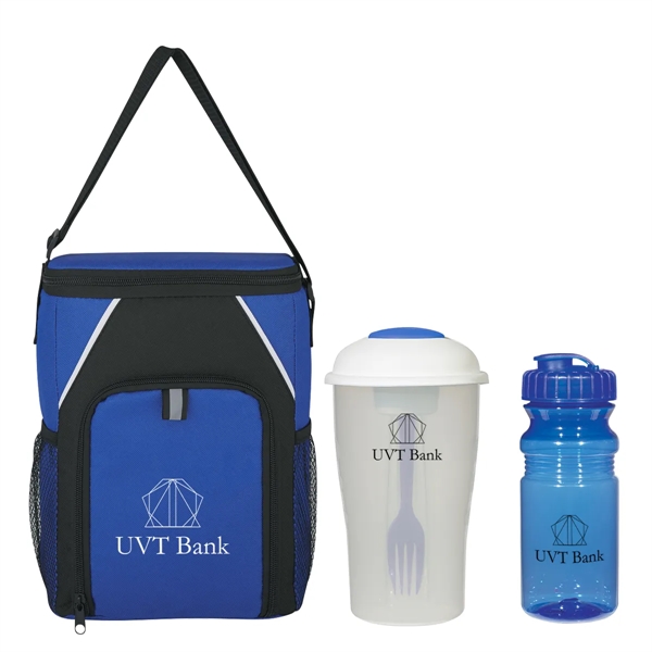 Lunch kit including insulated kooler, 24 oz mug, and 20 oz... from ASI 61125 Hit Promotional Products / Hit®