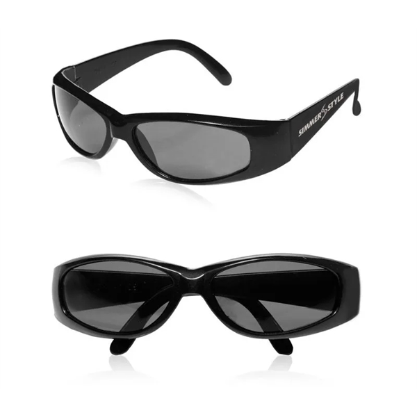 UV protection black sunglasses plus free 1 color silkscreen imprint on... from ASI 37218 Athena Promo (tm)