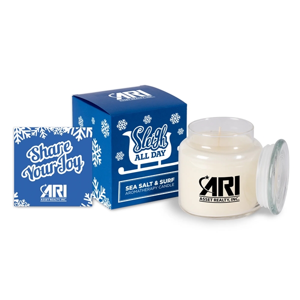 Soft touch gift box with candle... from ASI 44900 NC Custom (CI/Lanco) / Lanco