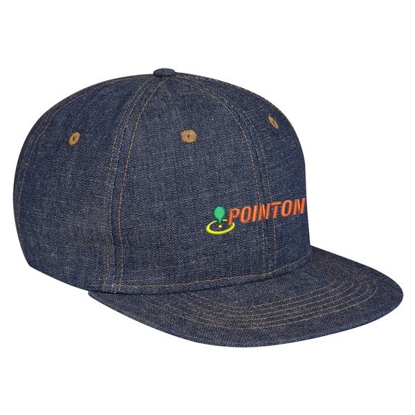 Cotton twill cap with denim color... from ASI 61125 Hit Promotional Products