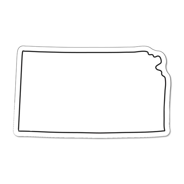 1.76"H x 3.07"W Kansas State 35 mil, non-toxic magnet with full... from ASI 54040 Fey Promo / Magna-Tel by Fey