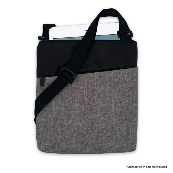 Heathered modern shoulder bag great for carrying tablets and accessories!... from ASI 34800 Alstar Creations / Alstar Line