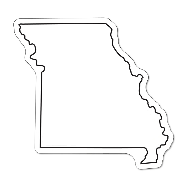 2.75"H x 2.91"W Missouri State non-toxic 35 mil thick, magnet with... from ASI 54040 Fey Promo / Magna-Tel by Fey