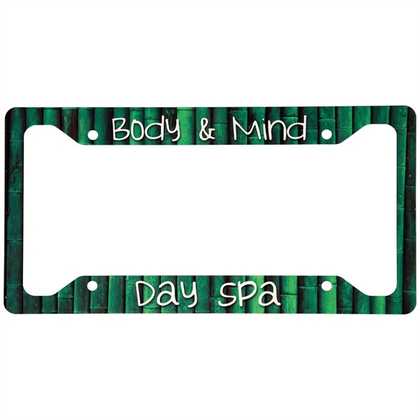 Full Color License Plate Frame. Bright and vivid full four color... from ASI 62635 Inno-Vative Solutions Grp LTD