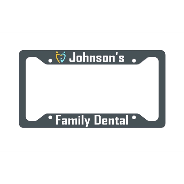 Full Color License Plate Frame. Bright and vivid full four color... from ASI 62635 Inno-Vative Solutions Grp LTD