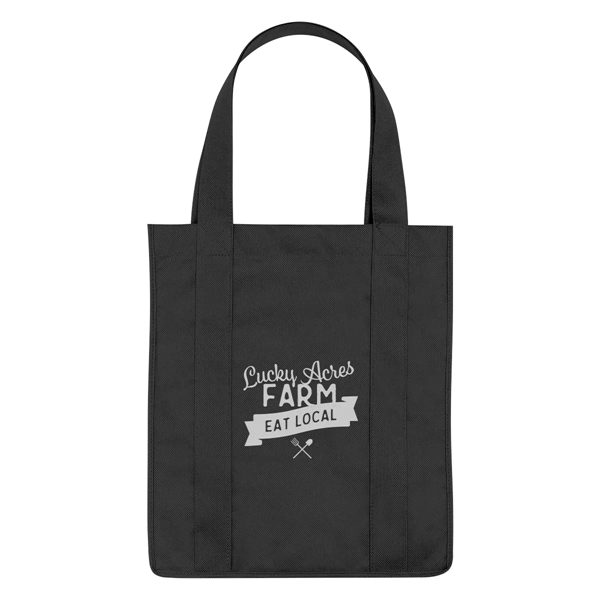 Non-woven shopper tote bag made of 100% rPET material with 20"... from ASI 61125 Hit Promotional Products / Hit®
