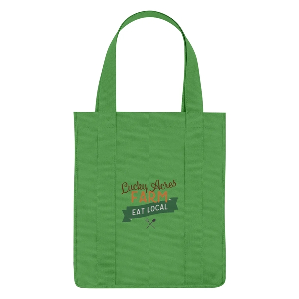 Non-woven shopper tote bag made of 100% rPET material with 20"... from ASI 61125 Hit Promotional Products / Hit®