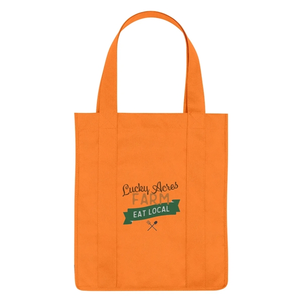 Non-woven shopper tote bag made of 100% rPET material with 20"... from ASI 61125 Hit Promotional Products / Hit®