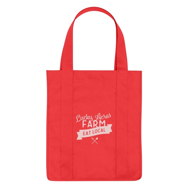 Non-woven shopper tote bag made of 100% rPET material with 20"... from ASI 61125 Hit Promotional Products / Hit®