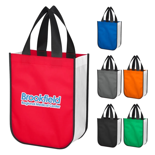 Non-woven shopper tote bag made of 100% rPET material with 13... from ASI 61125 Hit Promotional Products / Hit®
