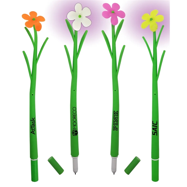 Delight Them With This Flower Ballpoint Pen - Ready Inventory in... from ASI 45100 Chulani Promotional Products, Inc / Competitive Edge Innovations/Chulani