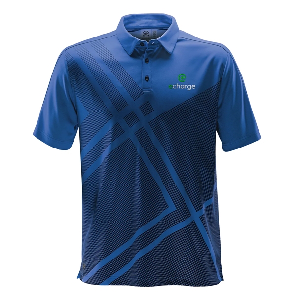 Men's polo with moisture management, snag-resistant fabric, a UPF rating of... from ASI 61125 Hit Promotional Products / Hit®