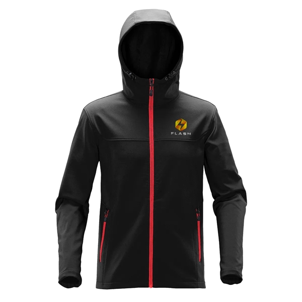 Men's jacket with a water-repellent finish, zippered brushed tricot pockets, attached... from ASI 61125 Hit Promotional Products / Hit®