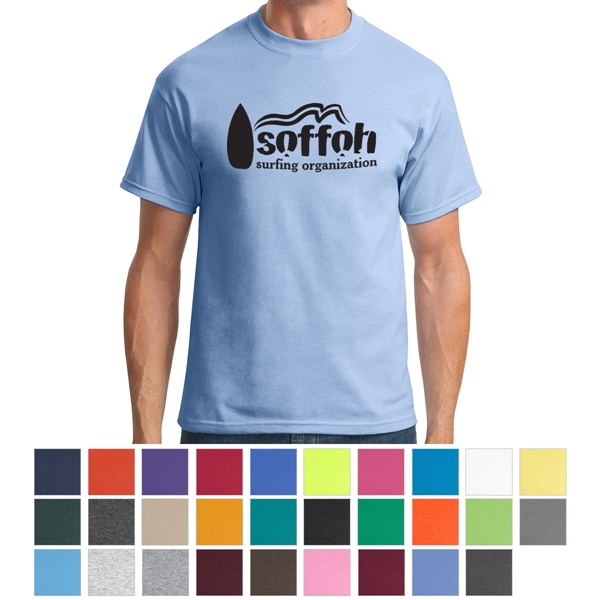 T-shirt made from 50% cotton and 50% polyester.... from ASI 61125 Hit Promotional Products / Hit®