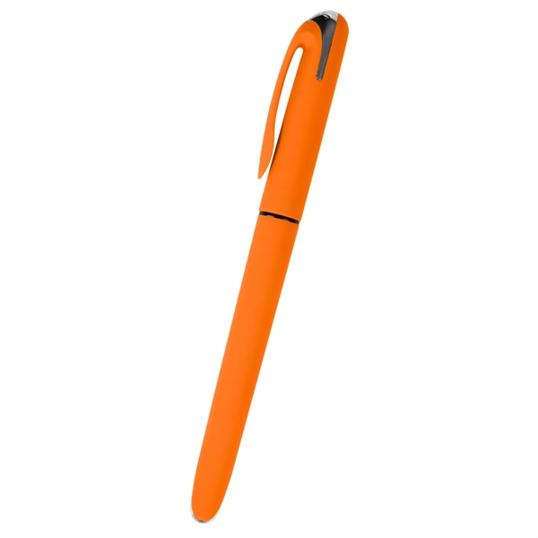 Gel pen with rubberized barrel, removable cap and pocket clip.... from ASI 61125 Hit Promotional Products / Hit®