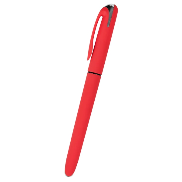 Gel pen with rubberized barrel, removable cap and pocket clip.... from ASI 61125 Hit Promotional Products / Hit®