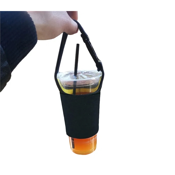 Neoprene cup sleeve and insulator with handle, for capacity 17oz to... from ASI 37218 Athena Promo (tm)