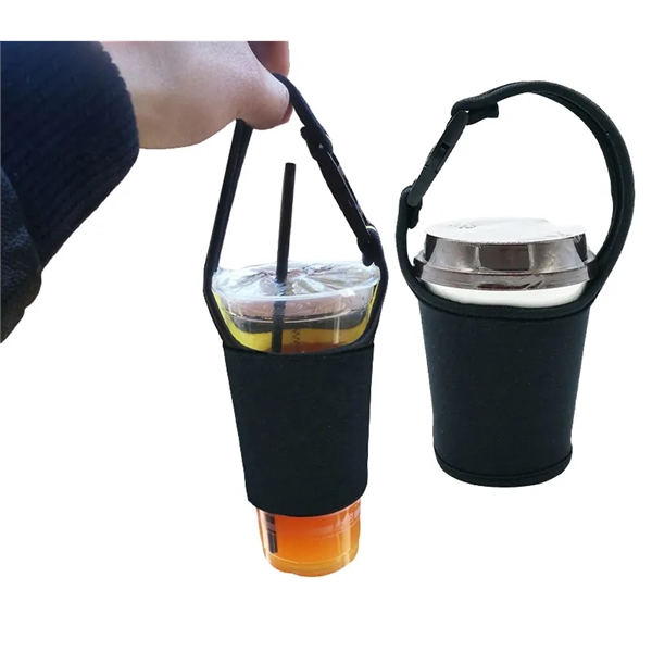 Neoprene cup sleeve and insulator with handle, for capacity 17oz to... from ASI 37218 Athena Promo (tm)