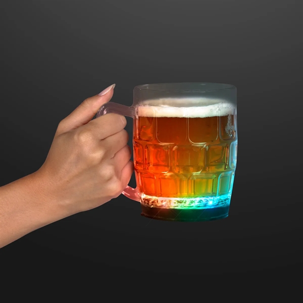 Blank or Imprinted. Light-up 16 oz beer mug.... from ASI 34194 ALightPromos / Alight Promotional Products