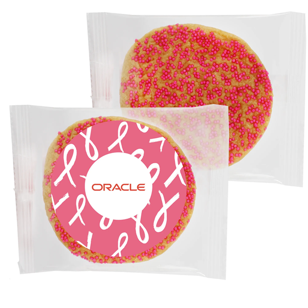 Sugar cookie with pink nonpareils; 3" diameter (Size Is Approximate). 2... from ASI 71685 Midnite Snax®