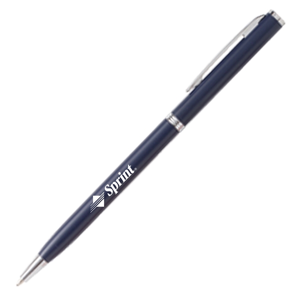 Twist-action Thane pen made of metal with a stylus for touchscreen... from ASI 90859 Tempo Industries Inc / Tempoline