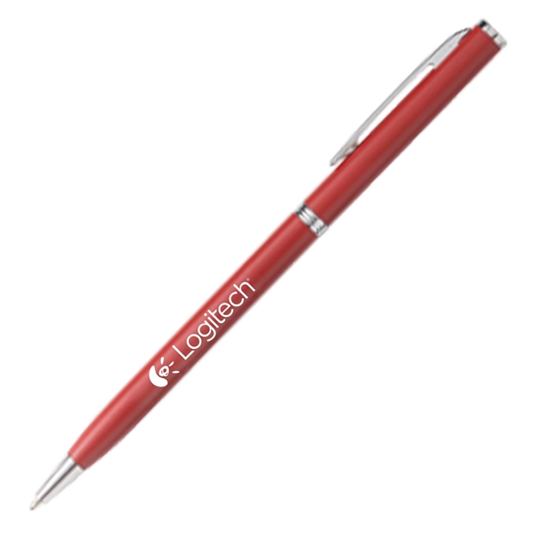 Twist-action Thane pen made of metal with a stylus for touchscreen... from ASI 90859 Tempo Industries Inc / Tempoline