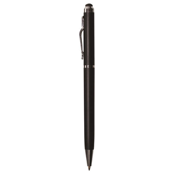 Twist-action Bateu pen with a slim body and a stylus for... from ASI 90859 Tempo Industries Inc