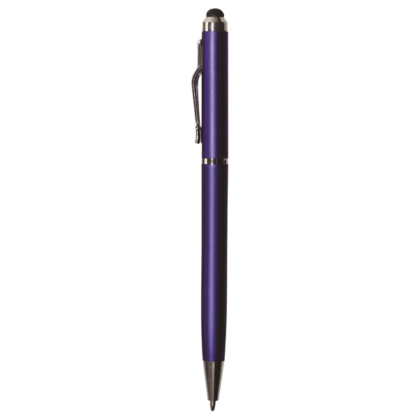 Twist-action Bateu pen with a slim body and a stylus for... from ASI 90859 Tempo Industries Inc