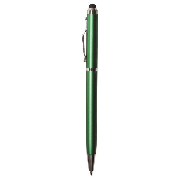 Twist-action Bateu pen with a slim body and a stylus for... from ASI 90859 Tempo Industries Inc