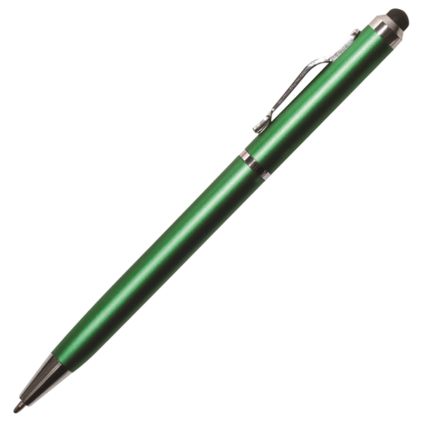 Twist-action Bateu pen with a slim body and a stylus for... from ASI 90859 Tempo Industries Inc