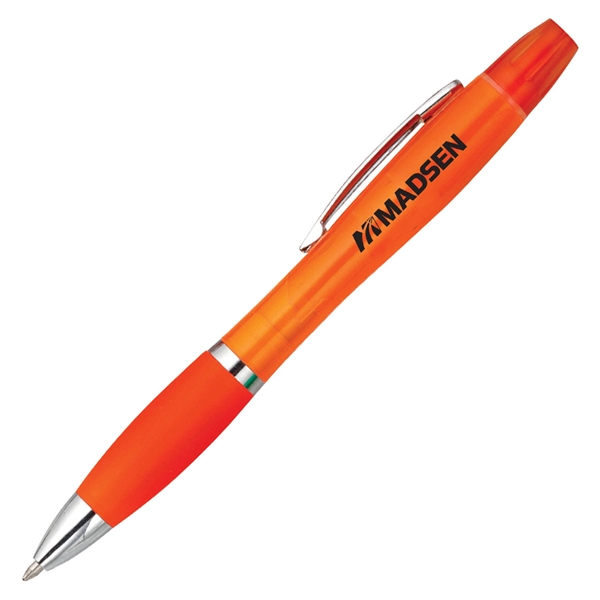 Pen and highlighter combo with a translucent barrel and bold colors.... from ASI 90859 Tempo Industries Inc / Tempoline