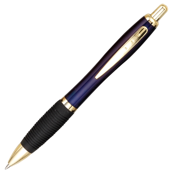 Click-action Gripster pen with a curvaceous, hourglass shape and a black... from ASI 90859 Tempo Industries Inc