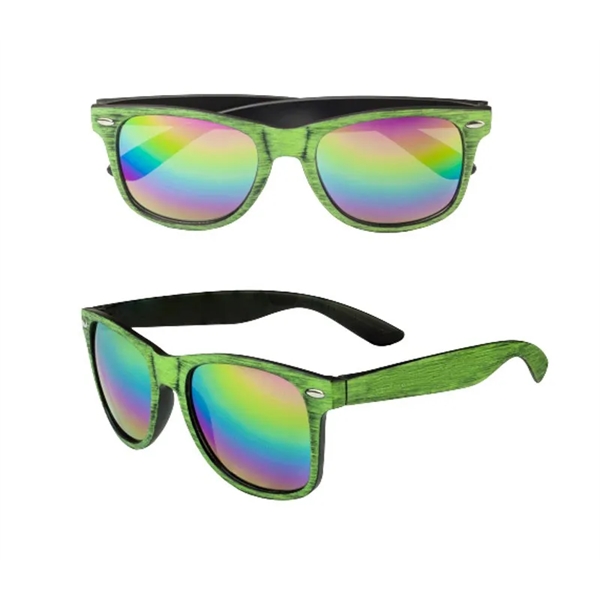 Reflector mirror lenses plastic sunglasses plus 1 color silkscreen imprint on... from ASI 37218 Athena Promo (tm)