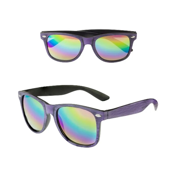 Reflector mirror lenses plastic sunglasses plus 1 color silkscreen imprint on... from ASI 37218 Athena Promo (tm)
