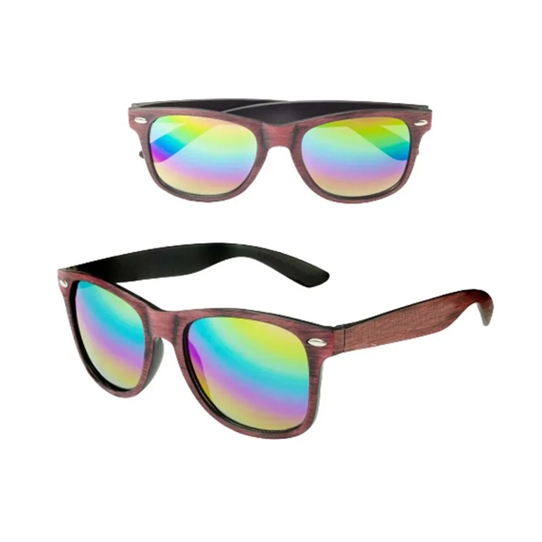 Reflector mirror lenses plastic sunglasses plus 1 color silkscreen imprint on... from ASI 37218 Athena Promo (tm)