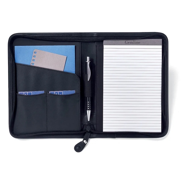 Junior simulated leather padfolio with organizer pockets and pen loop.... from ASI 56070 Gemline / Gemline®