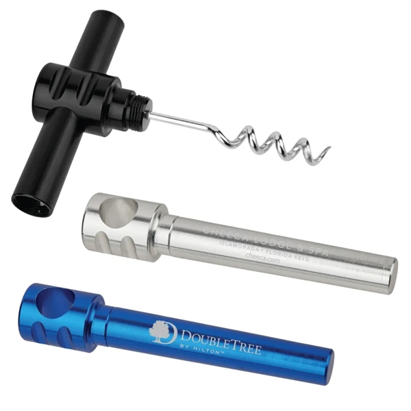 Waiter's corkscrew made of premium rosewood with a foil cutter and... from ASI 57655 STOPNGO Line